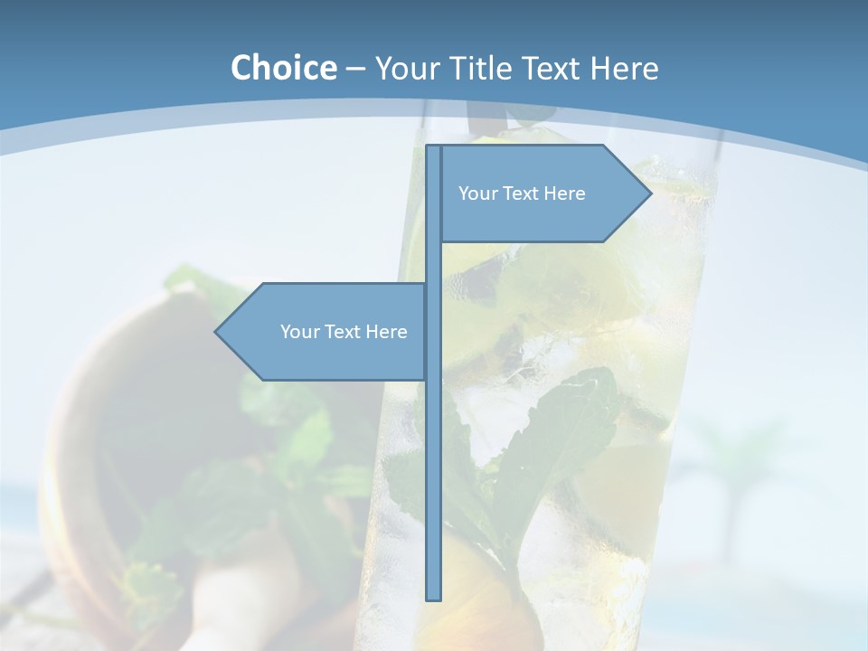 Ice Food Non PowerPoint Template
