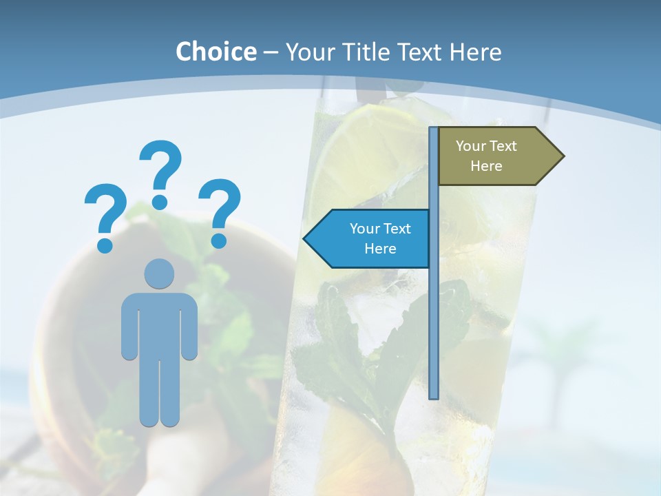 Ice Food Non PowerPoint Template