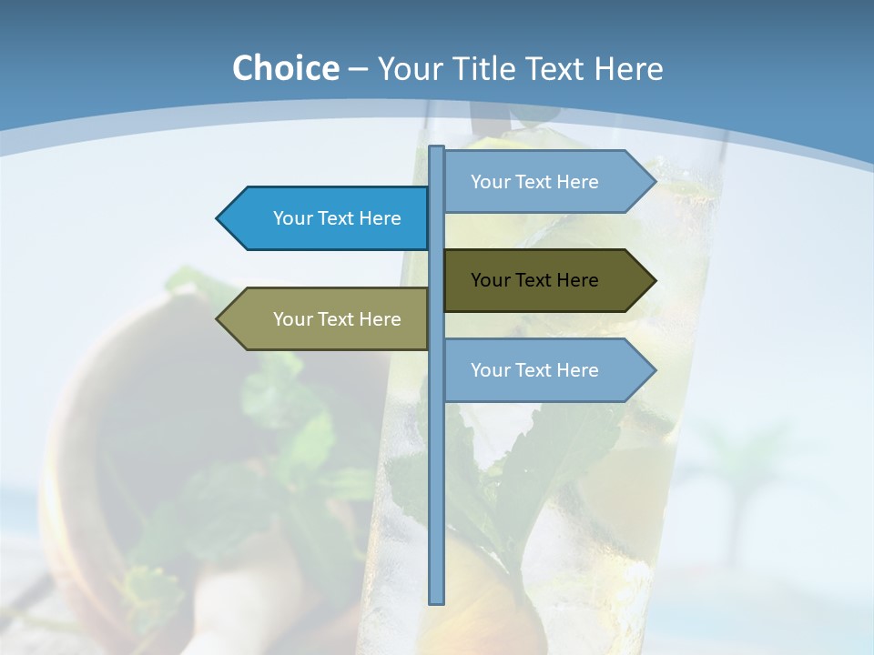 Ice Food Non PowerPoint Template