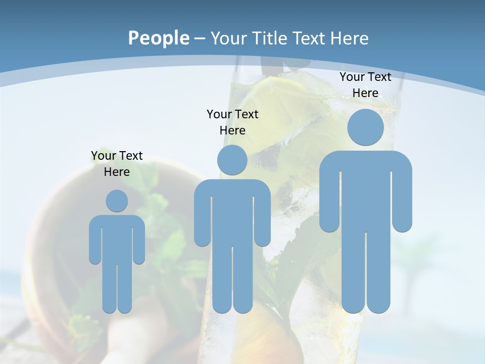 Ice Food Non PowerPoint Template