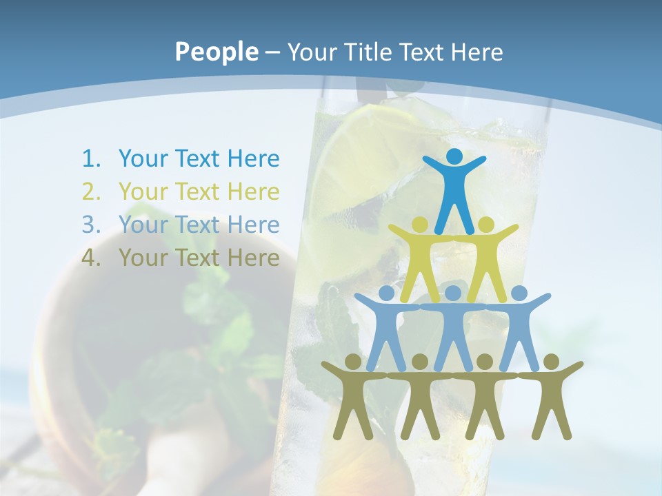 Ice Food Non PowerPoint Template