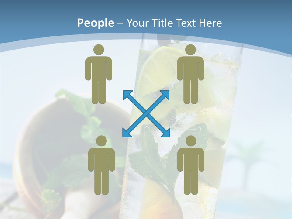 Ice Food Non PowerPoint Template