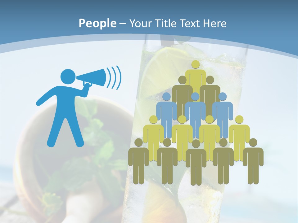 Ice Food Non PowerPoint Template