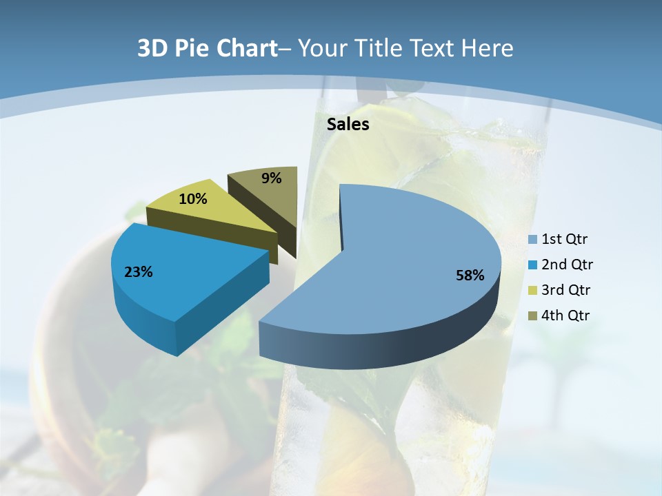 Ice Food Non PowerPoint Template