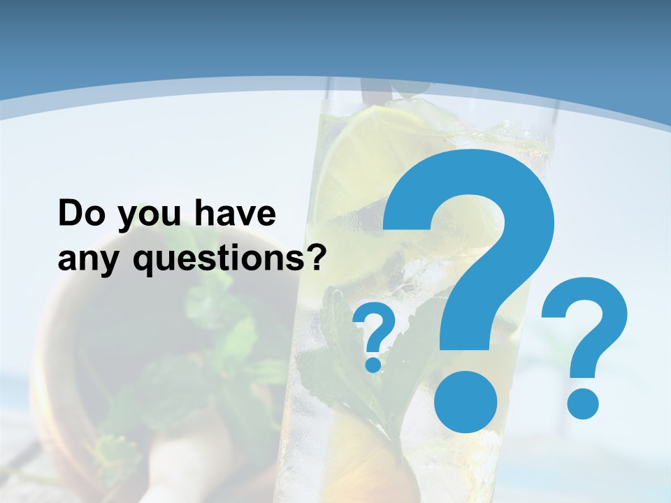 Ice Food Non PowerPoint Template