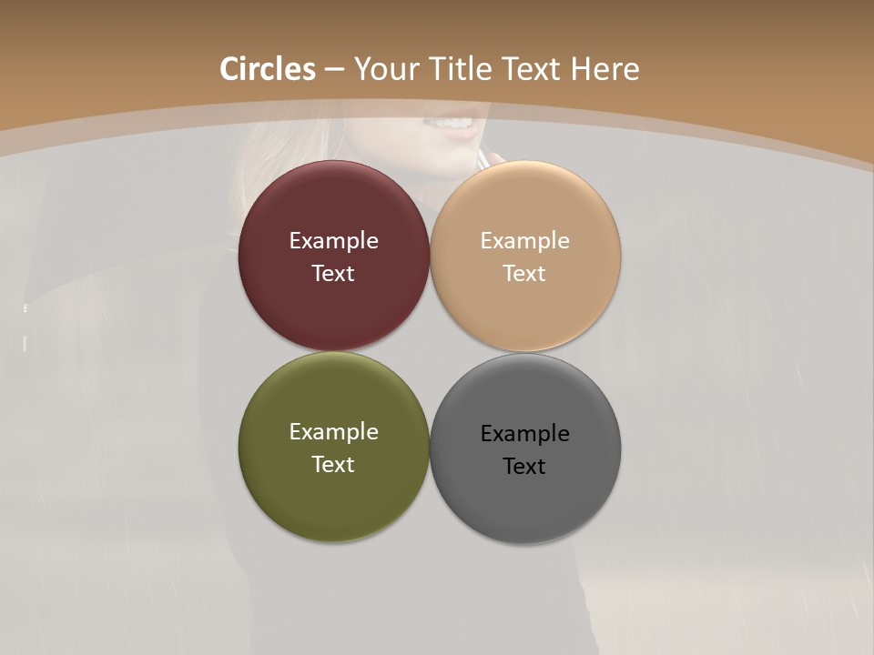 Outdoor Model Thoughtful PowerPoint Template