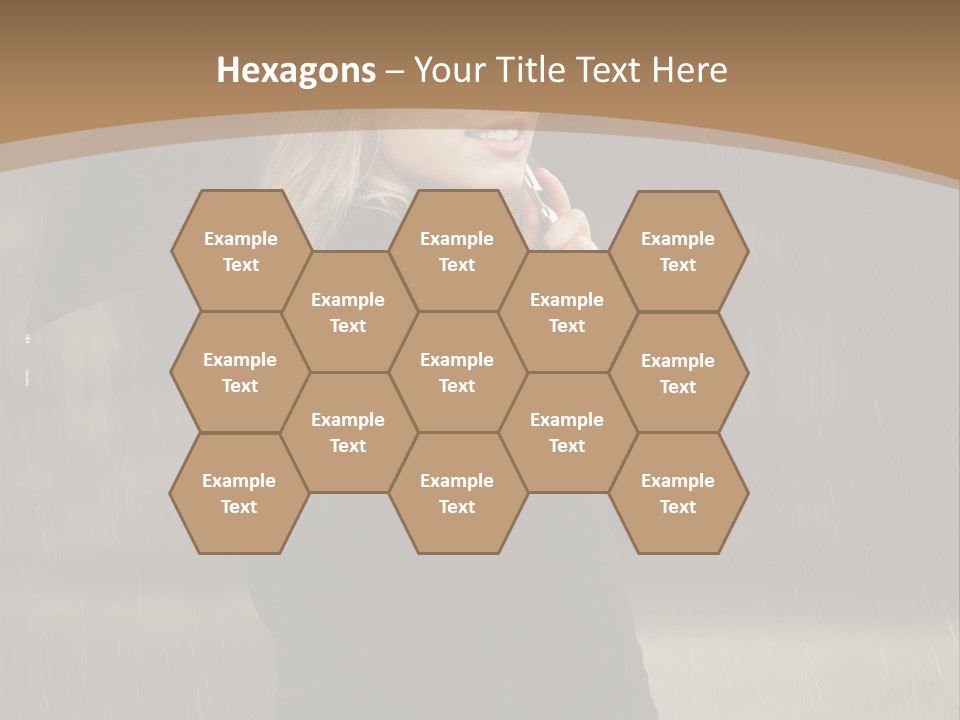 Outdoor Model Thoughtful PowerPoint Template