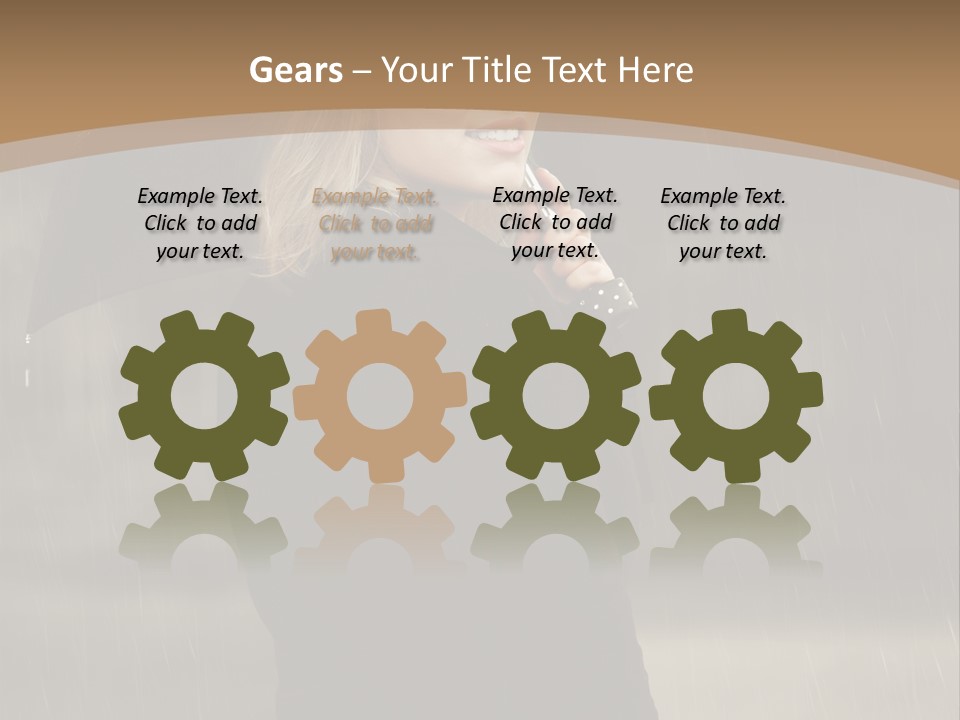 Outdoor Model Thoughtful PowerPoint Template