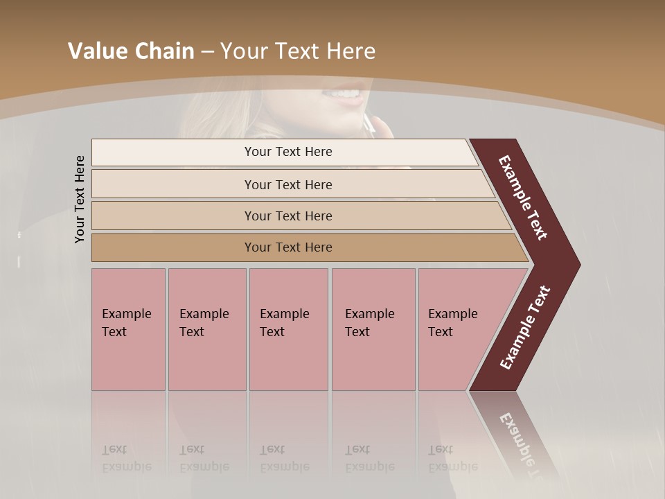 Outdoor Model Thoughtful PowerPoint Template