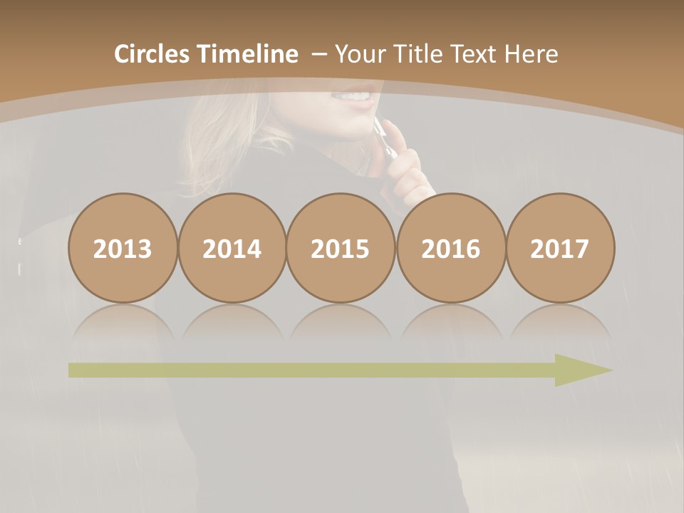 Outdoor Model Thoughtful PowerPoint Template