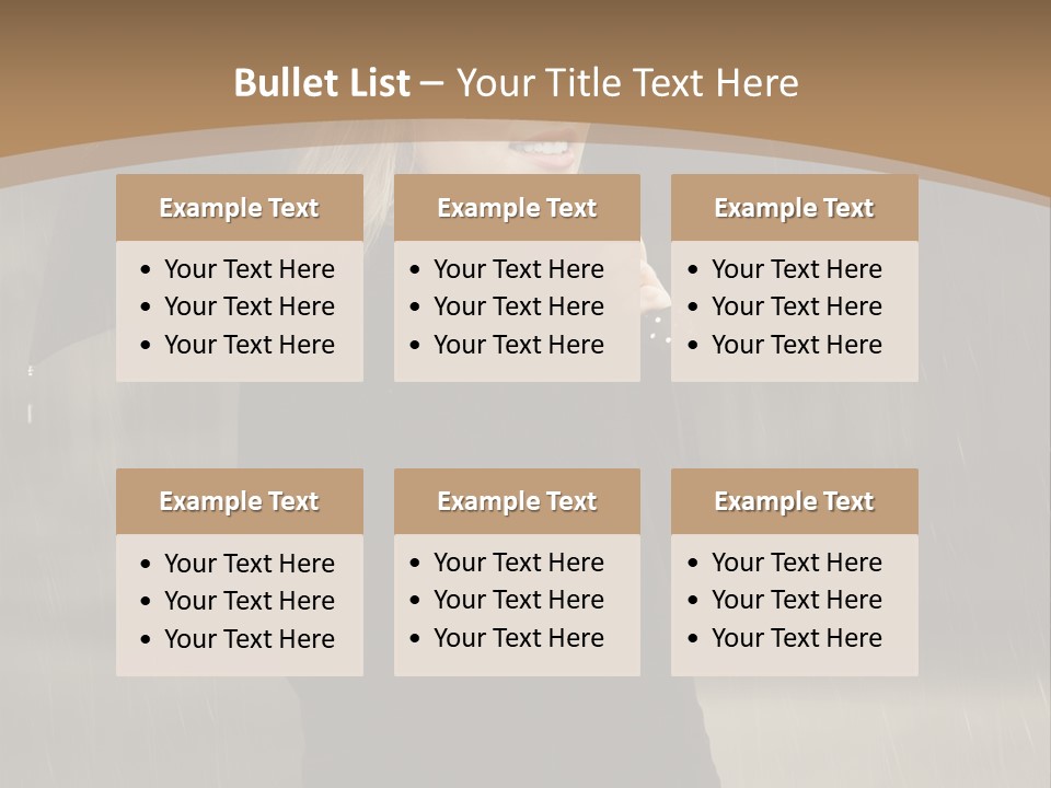 Outdoor Model Thoughtful PowerPoint Template