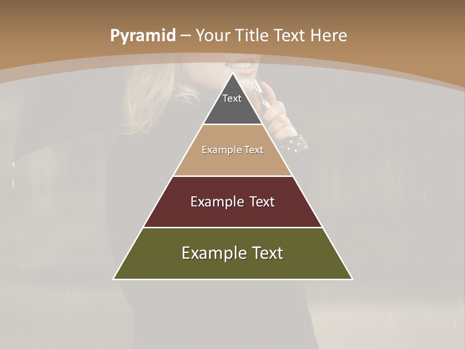 Outdoor Model Thoughtful PowerPoint Template