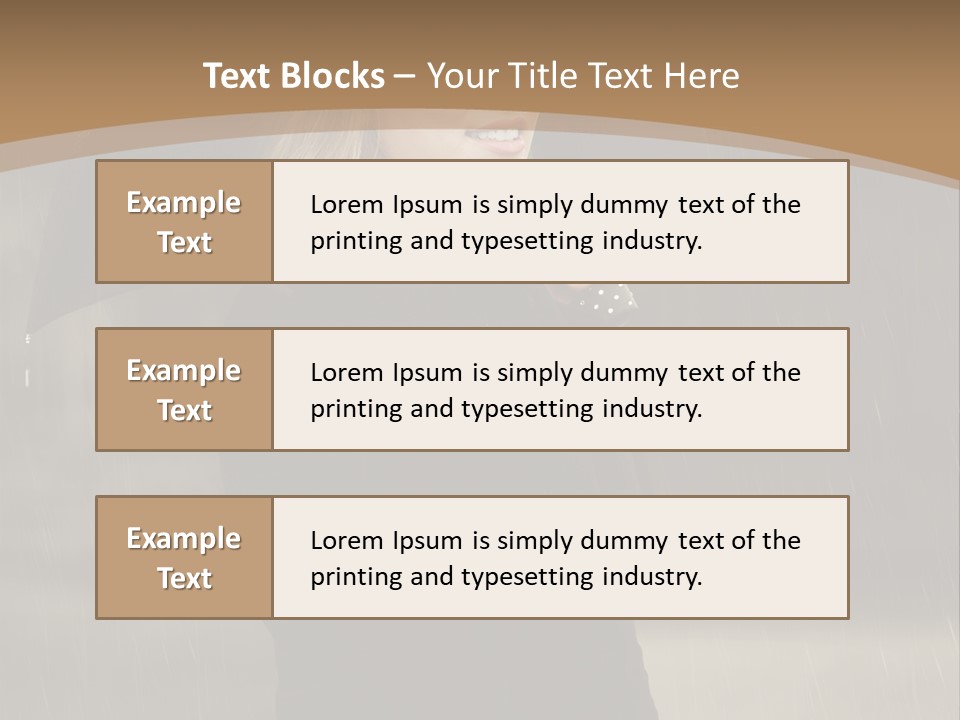 Outdoor Model Thoughtful PowerPoint Template