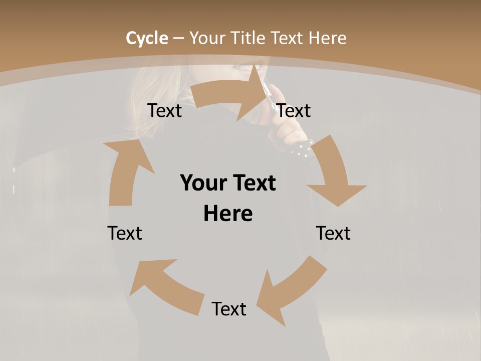 Outdoor Model Thoughtful PowerPoint Template