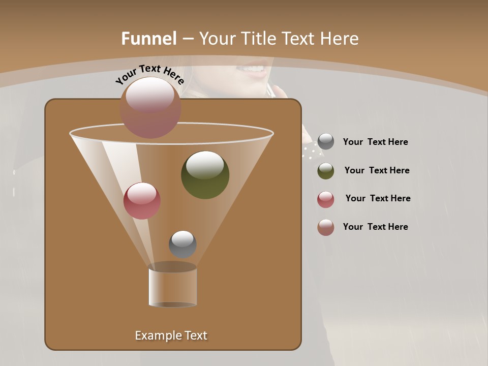 Outdoor Model Thoughtful PowerPoint Template