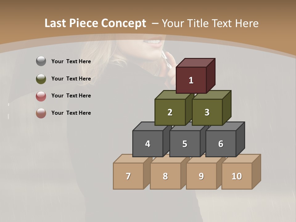 Outdoor Model Thoughtful PowerPoint Template