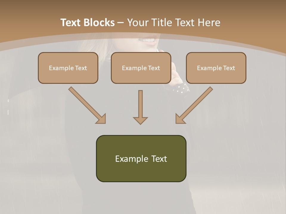 Outdoor Model Thoughtful PowerPoint Template