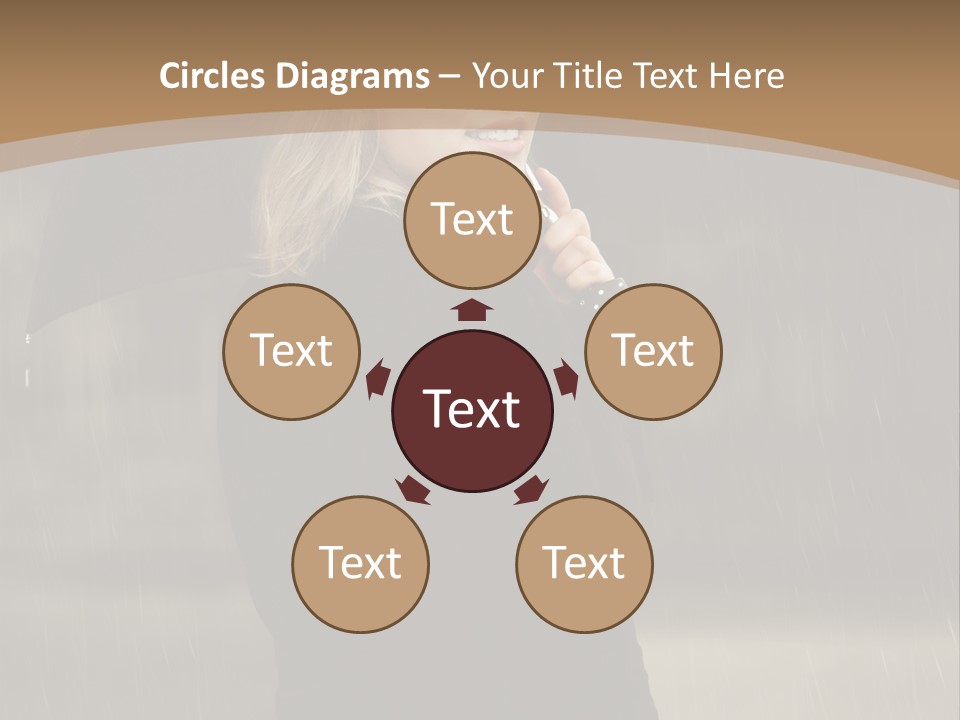 Outdoor Model Thoughtful PowerPoint Template