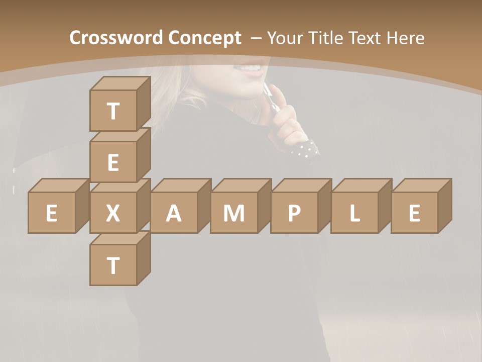 Outdoor Model Thoughtful PowerPoint Template