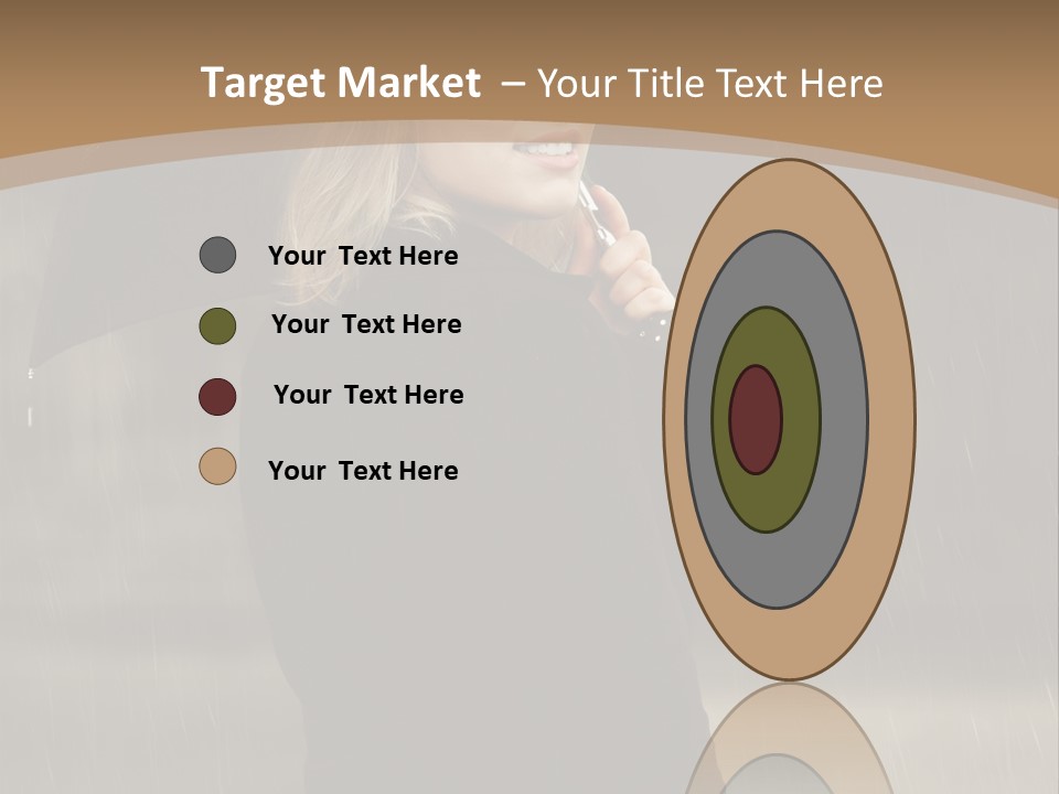 Outdoor Model Thoughtful PowerPoint Template