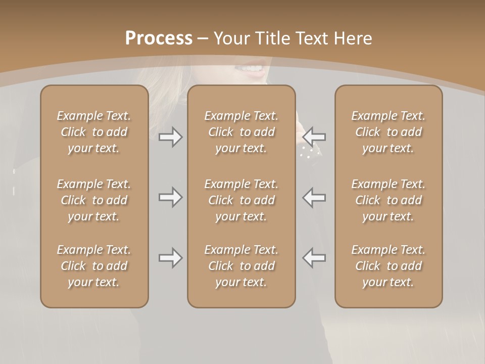 Outdoor Model Thoughtful PowerPoint Template