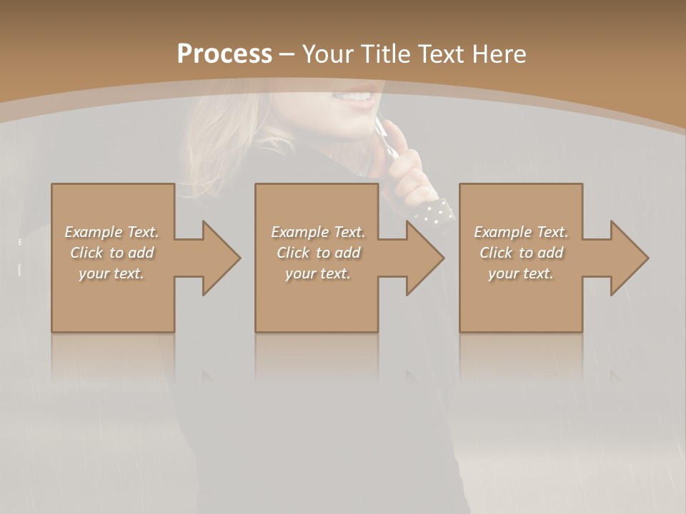 Outdoor Model Thoughtful PowerPoint Template