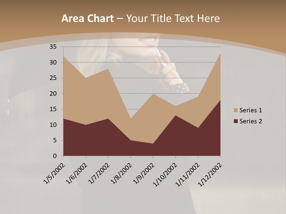 Outdoor Model Thoughtful PowerPoint Template