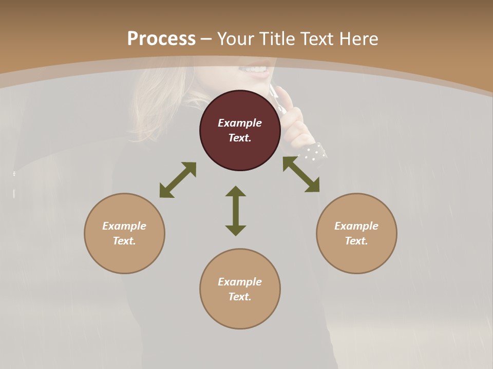 Outdoor Model Thoughtful PowerPoint Template