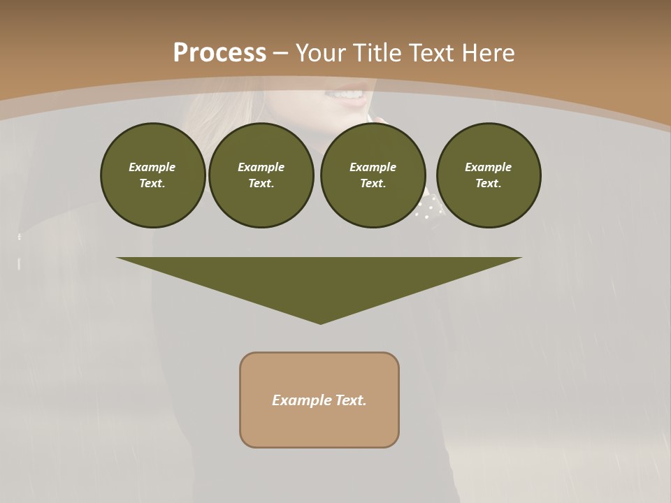 Outdoor Model Thoughtful PowerPoint Template