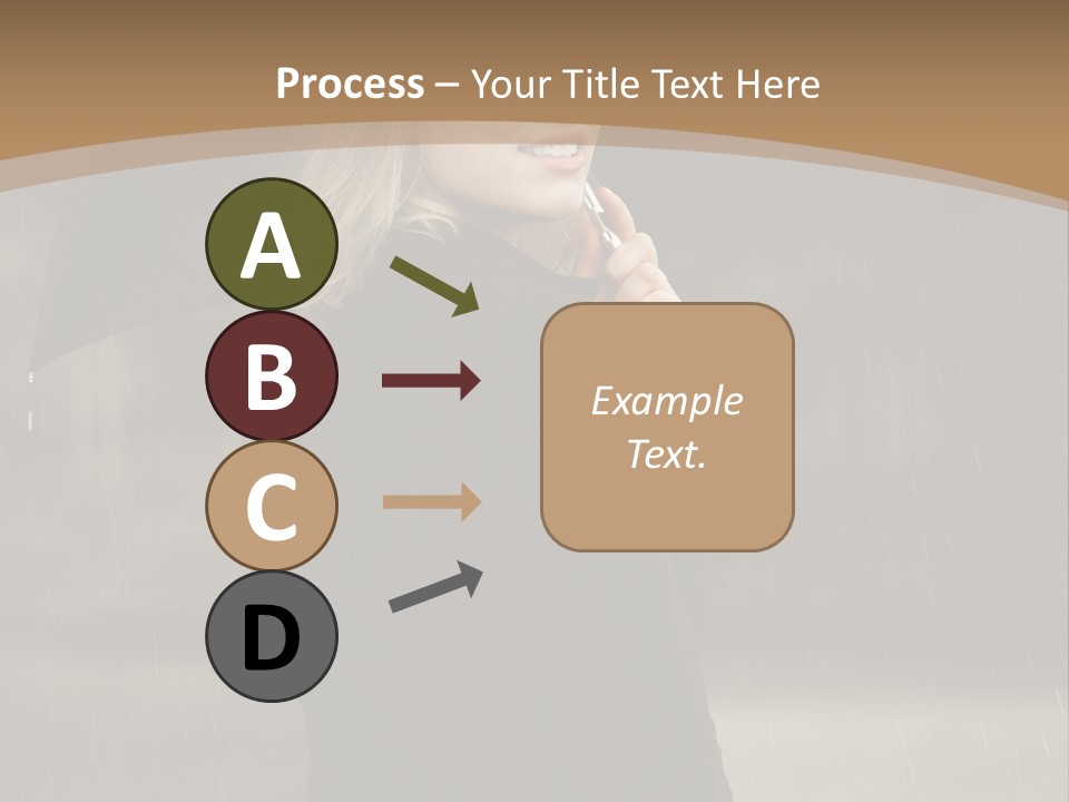 Outdoor Model Thoughtful PowerPoint Template
