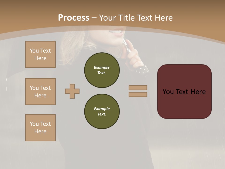 Outdoor Model Thoughtful PowerPoint Template