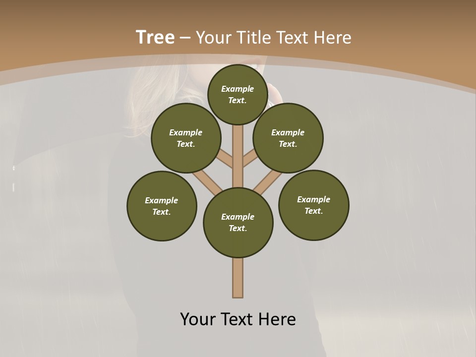 Outdoor Model Thoughtful PowerPoint Template