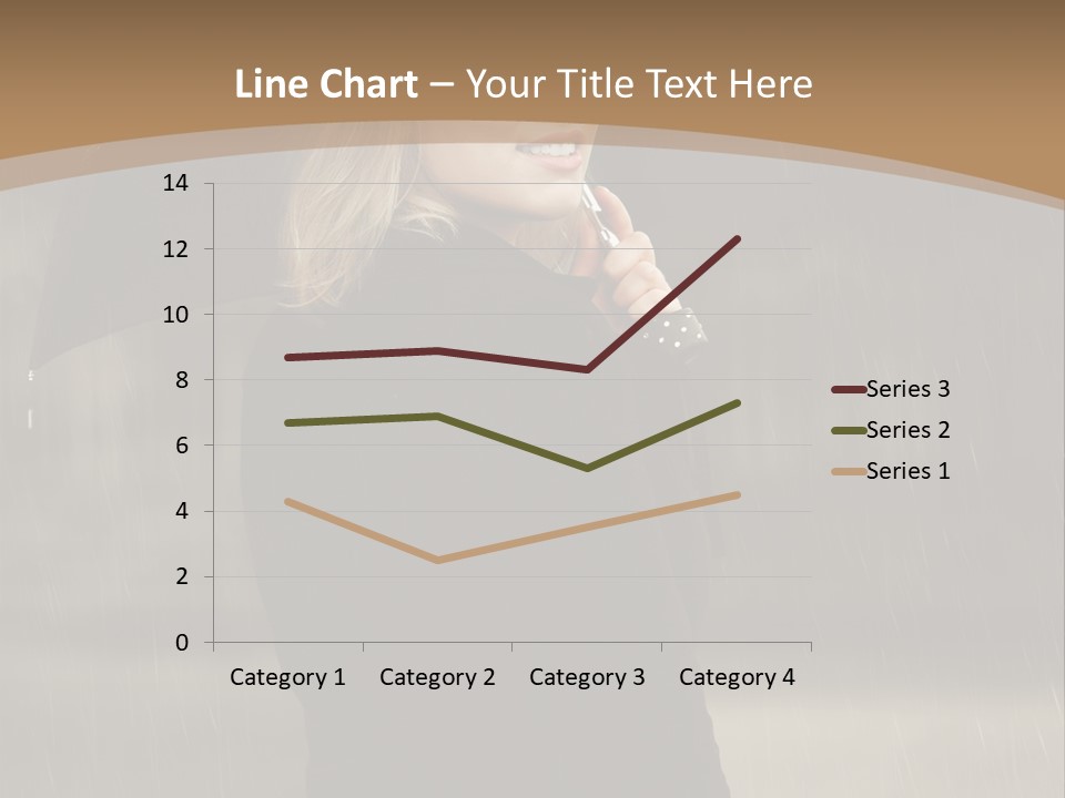 Outdoor Model Thoughtful PowerPoint Template