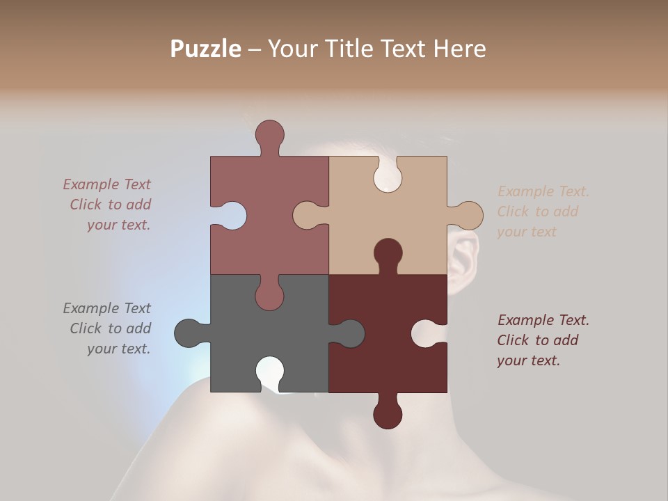 Seductive Sensual Eyes PowerPoint Template