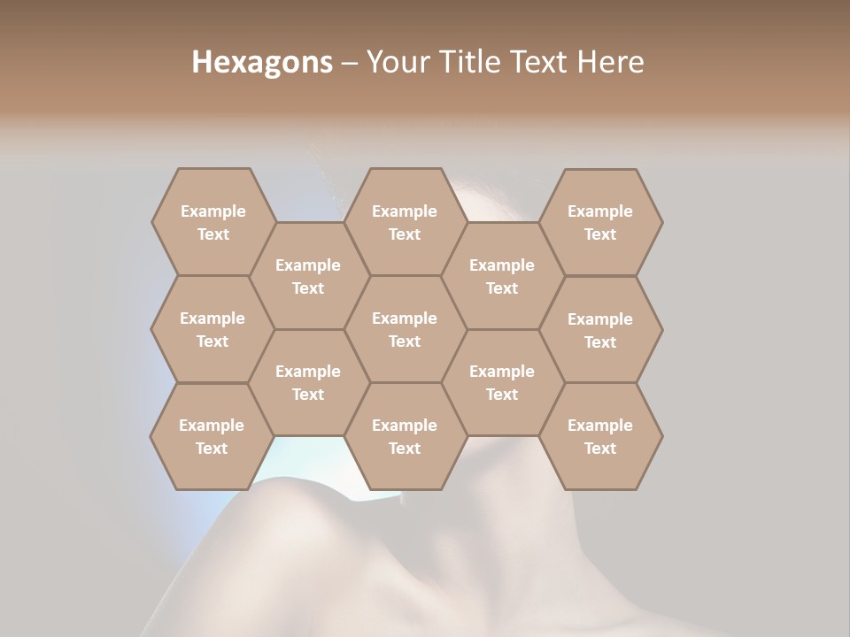 Seductive Sensual Eyes PowerPoint Template