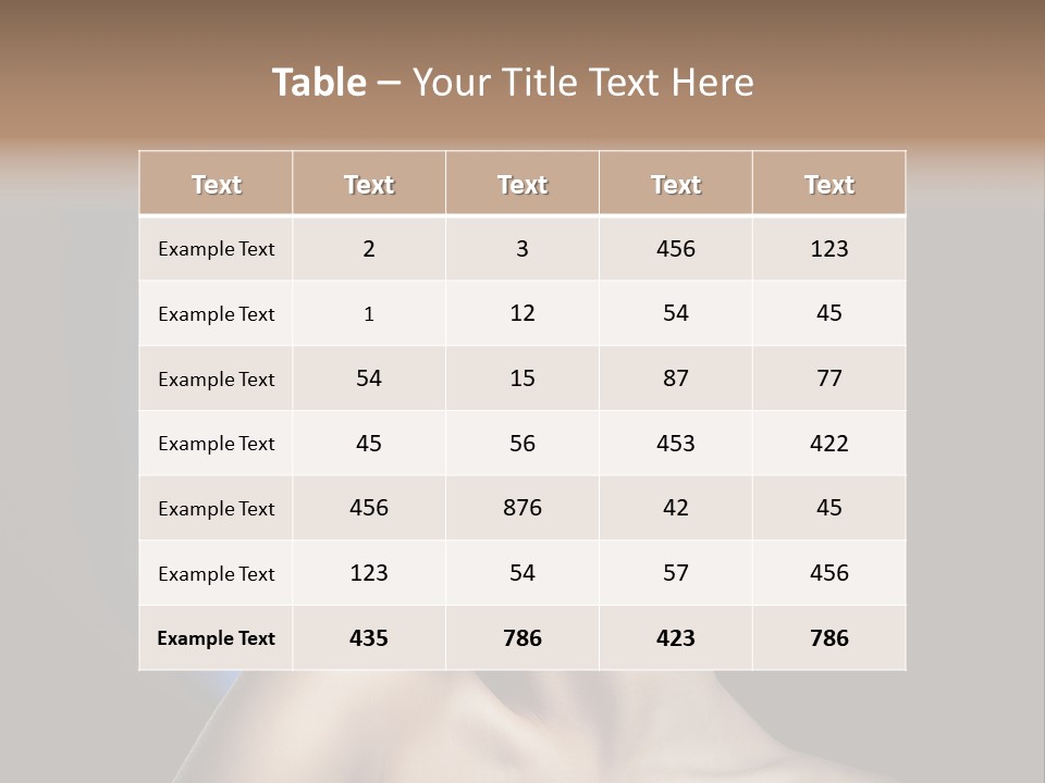 Seductive Sensual Eyes PowerPoint Template
