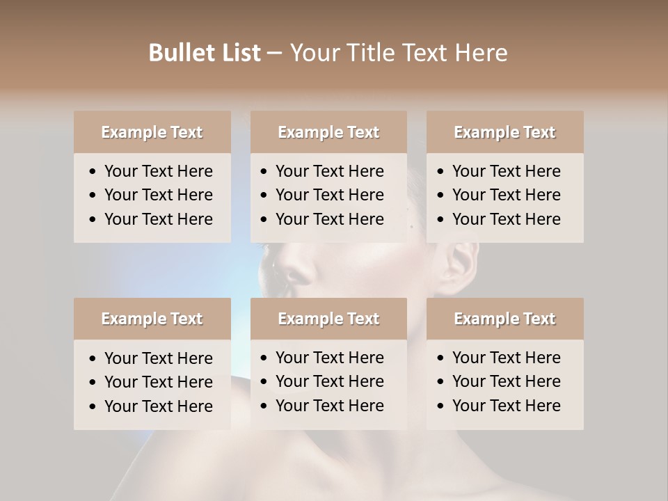 Seductive Sensual Eyes PowerPoint Template