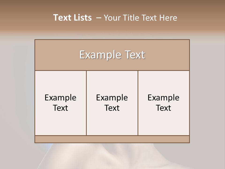 Seductive Sensual Eyes PowerPoint Template