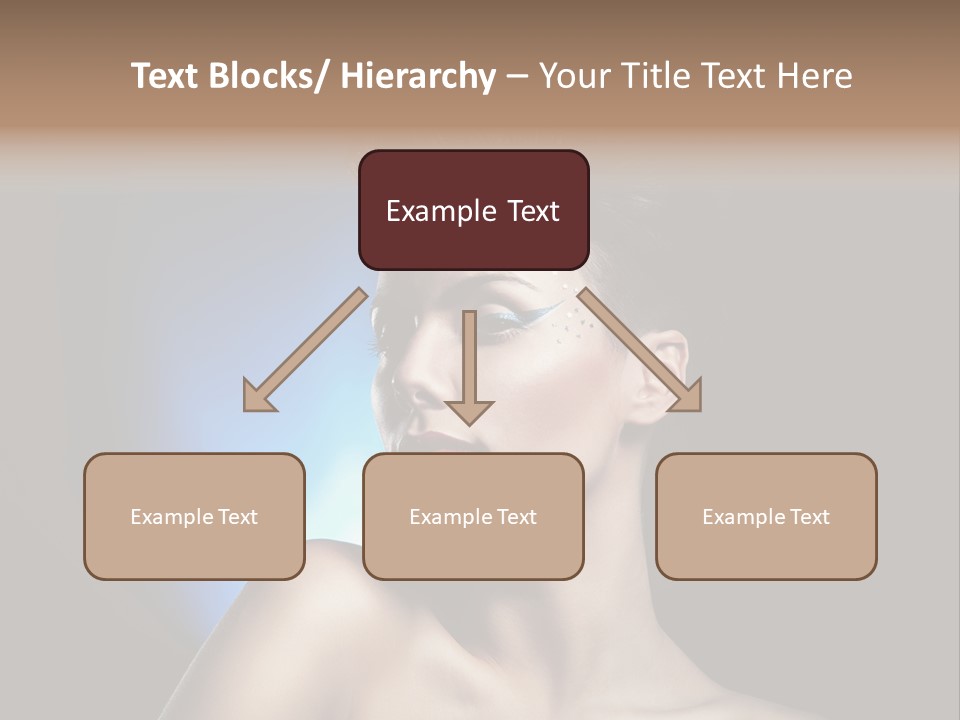 Seductive Sensual Eyes PowerPoint Template