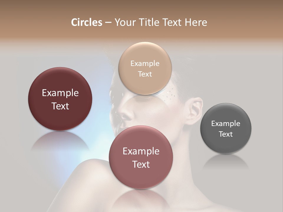 Seductive Sensual Eyes PowerPoint Template