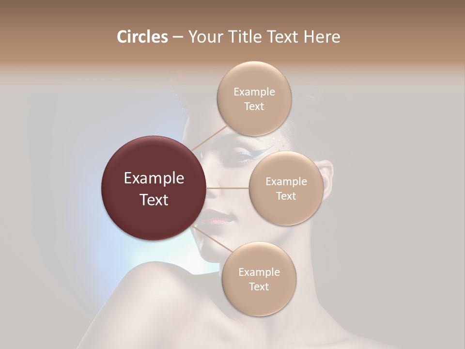 Seductive Sensual Eyes PowerPoint Template