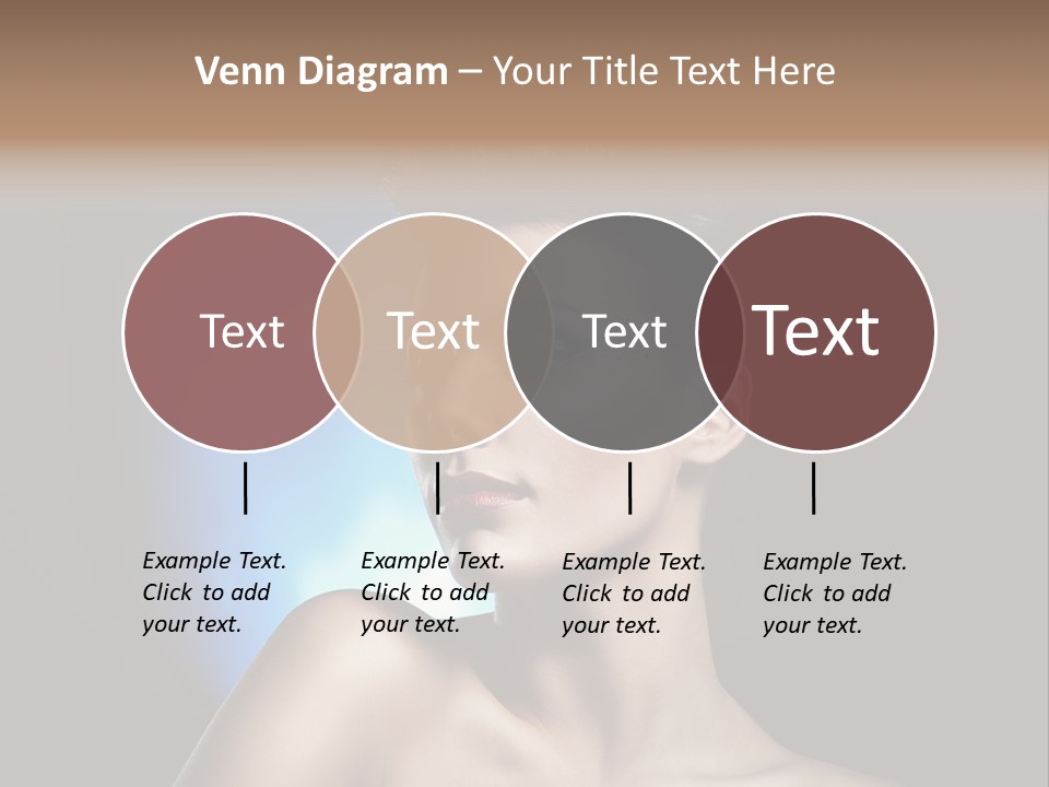 Seductive Sensual Eyes PowerPoint Template