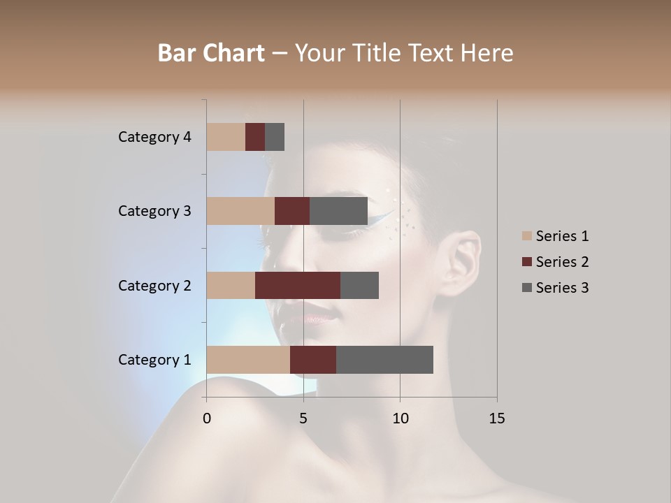 Seductive Sensual Eyes PowerPoint Template