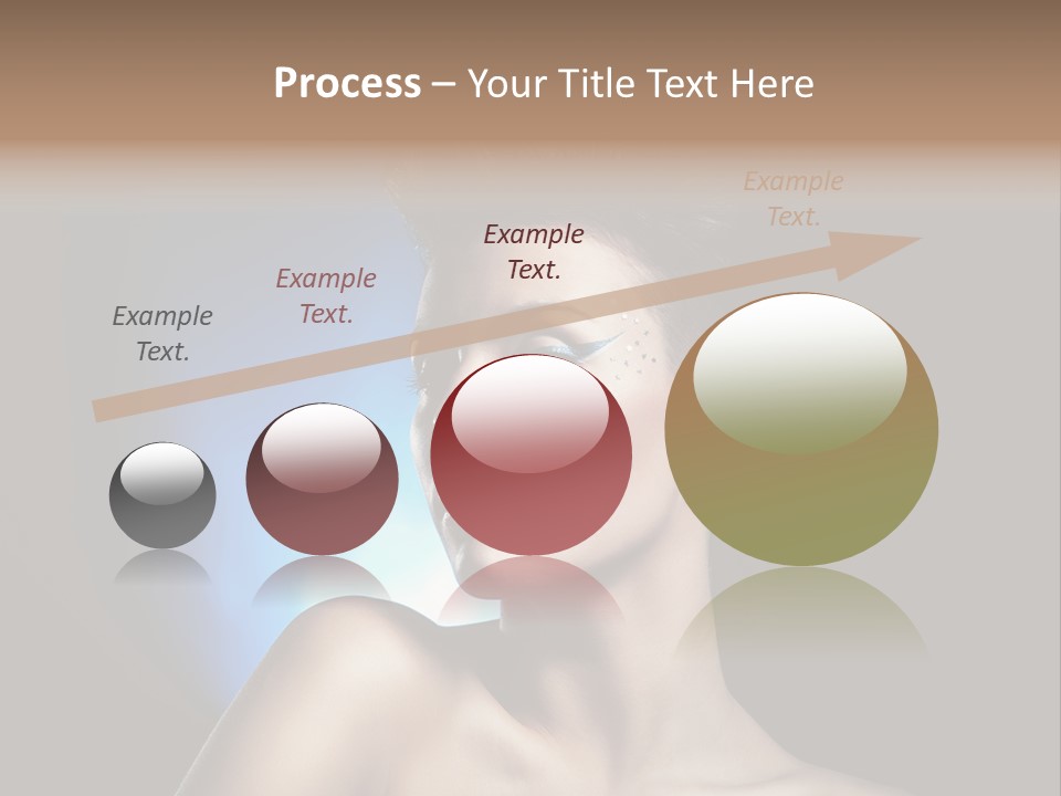 Seductive Sensual Eyes PowerPoint Template