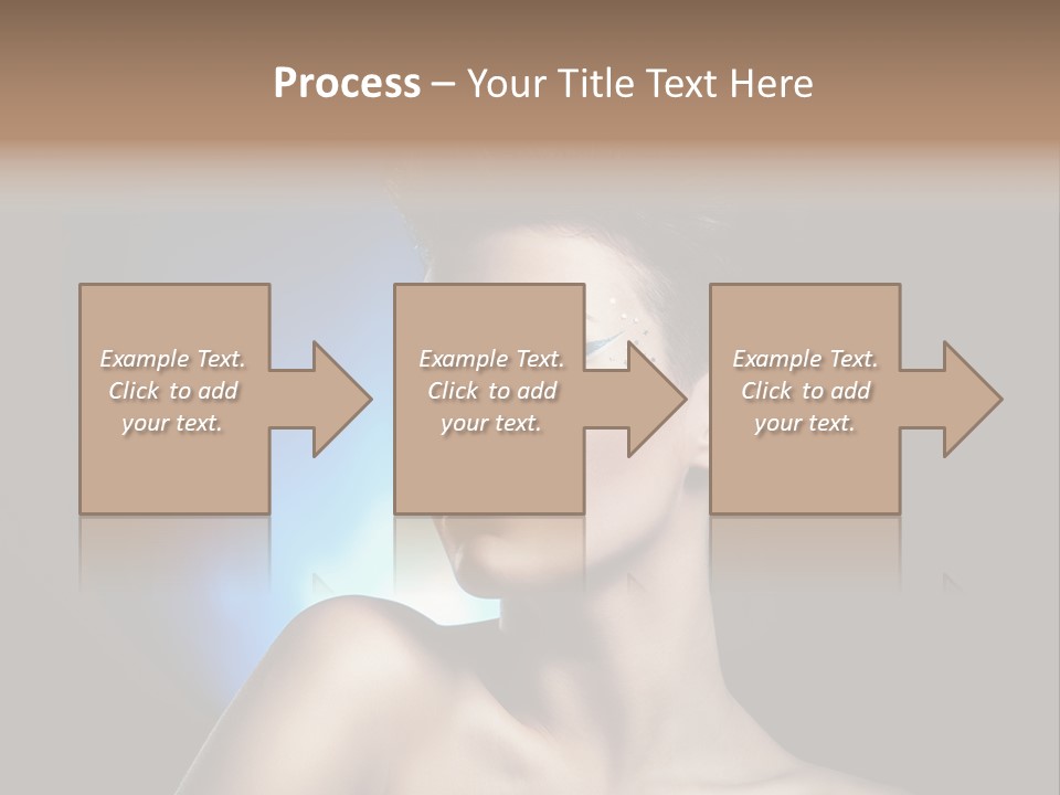 Seductive Sensual Eyes PowerPoint Template