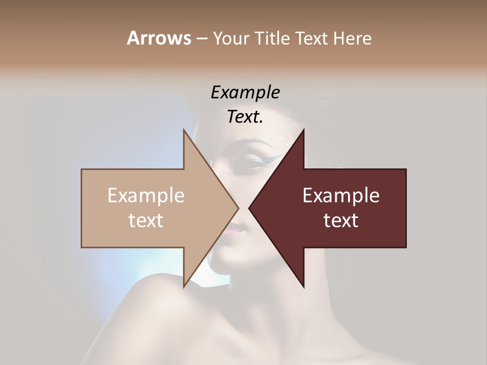 Seductive Sensual Eyes PowerPoint Template