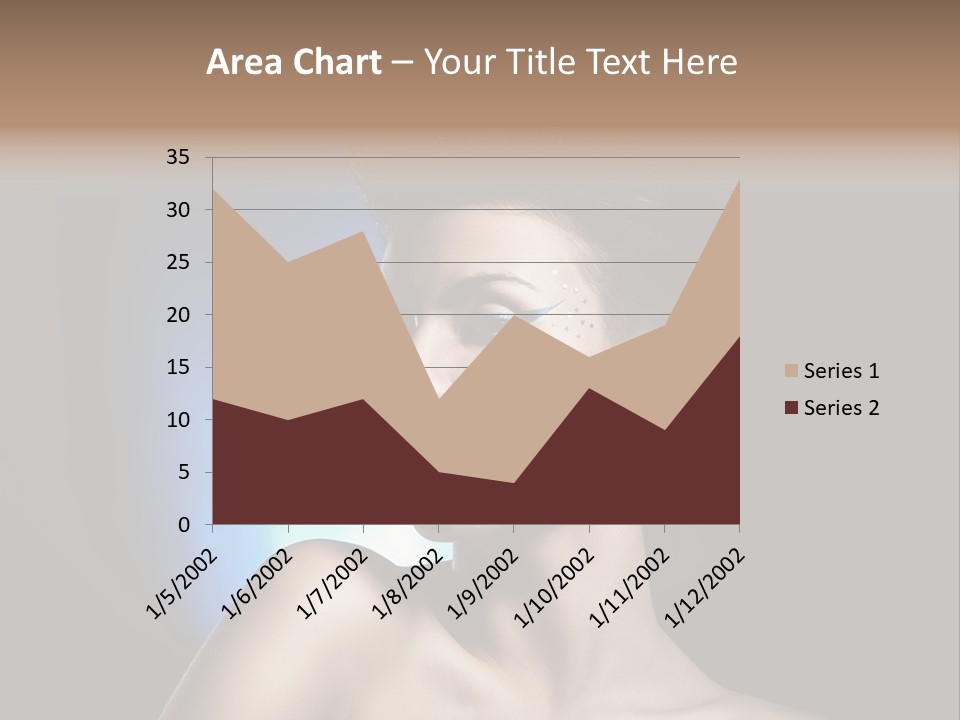 Seductive Sensual Eyes PowerPoint Template