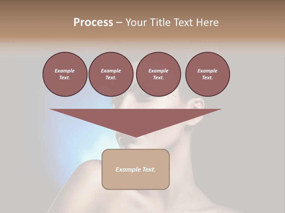 Seductive Sensual Eyes PowerPoint Template