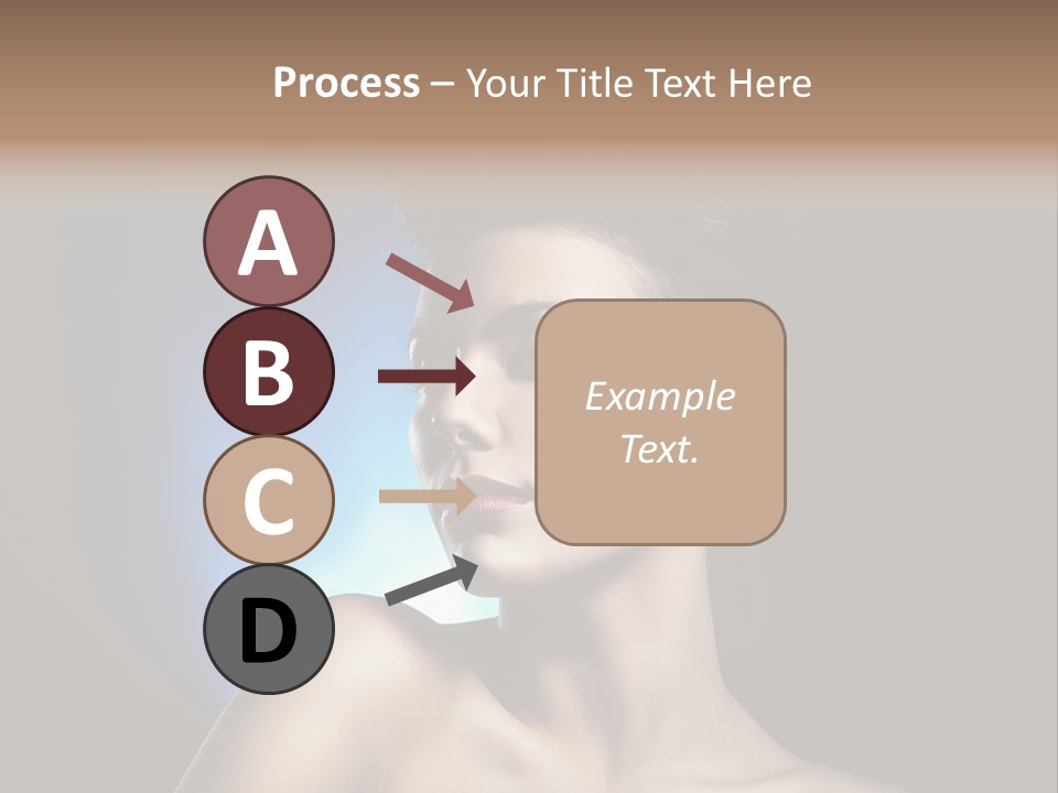 Seductive Sensual Eyes PowerPoint Template