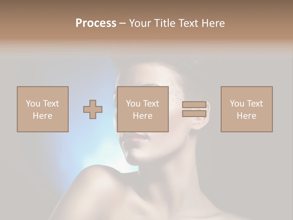 Seductive Sensual Eyes PowerPoint Template